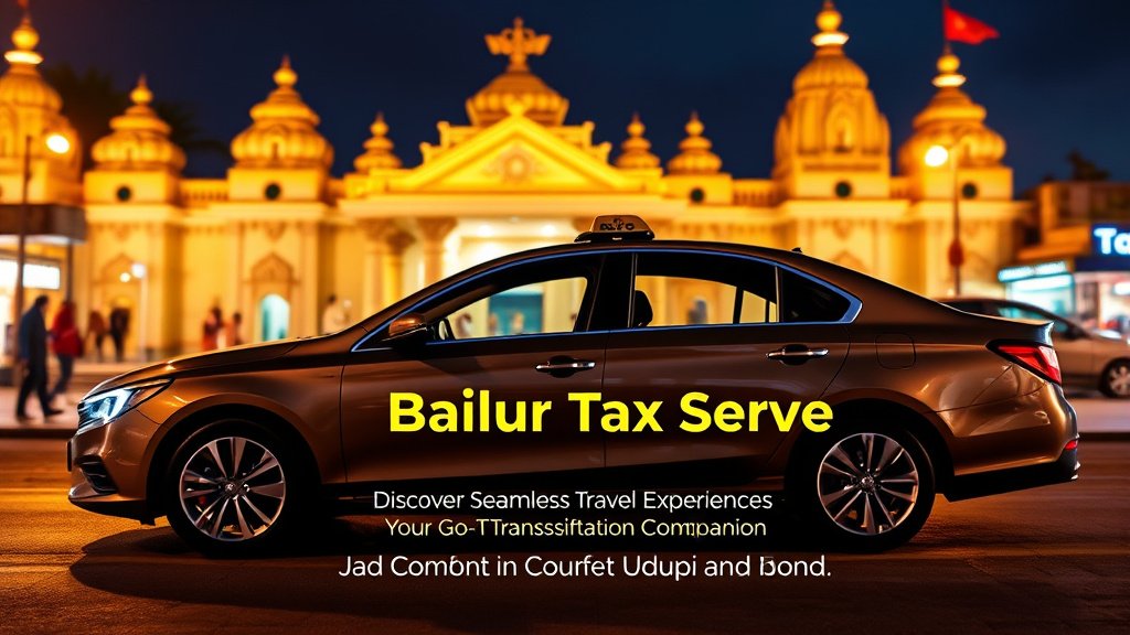 Discover Seamless Travel Experiences with Bailur Taxi Service - Your Go-To Transportation Companion in Udupi and Beyond