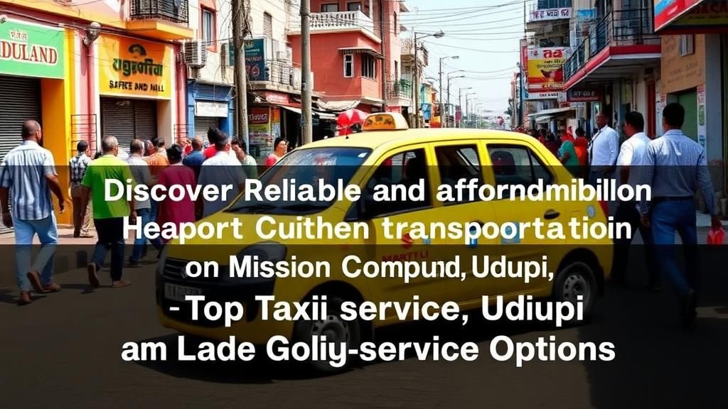 Discover Reliable and Affordable Transportation in Mission Compound, Udupi – Your Guide to Top Taxi Service Options