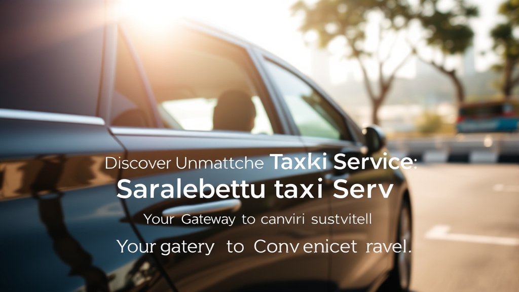 Discover Unmatched Comfort with Saralebettu Taxi Service – Your Gateway to Convenient Travel
