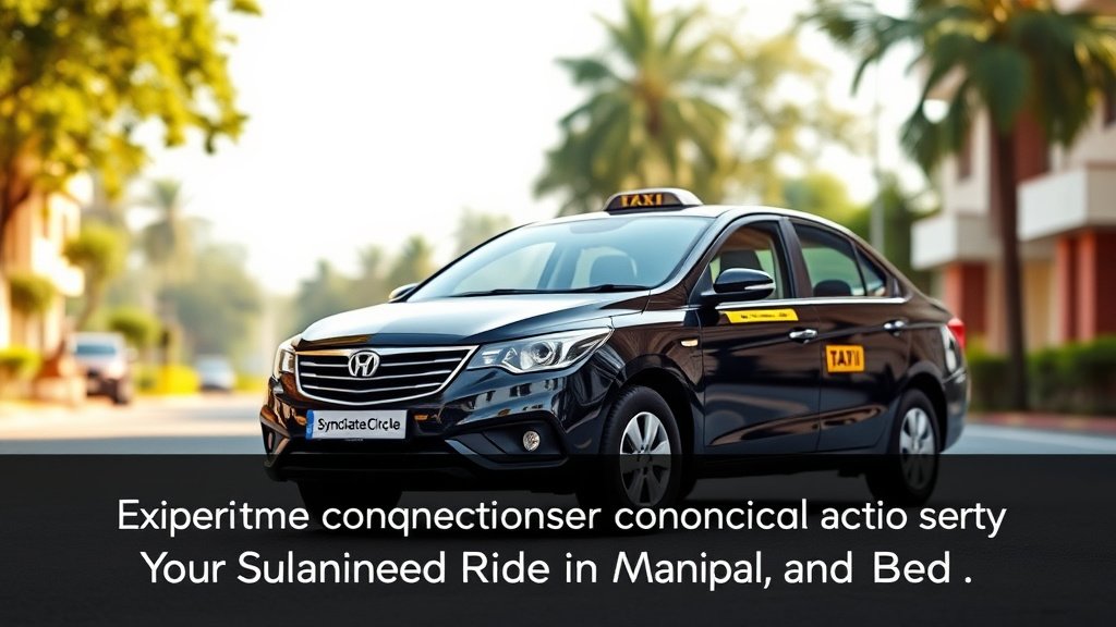 Experience Unmatched Convenience with Syndicate Circle Taxi Service – Your Trusted Ride in Manipal and Beyond