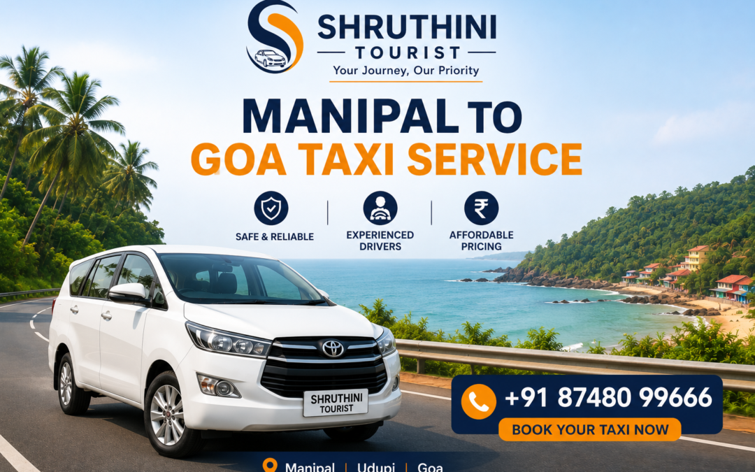 Manipal to Goa Taxi Service