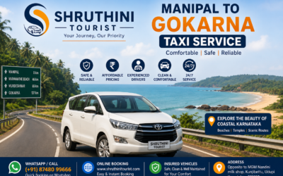 Manipal To Gokarna Taxi Service