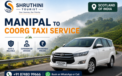 Manipal To Coorg Taxi Service